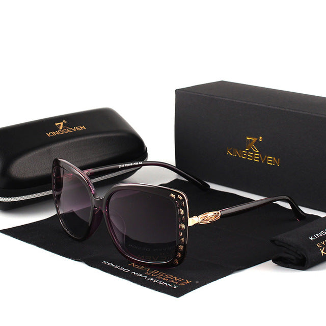 Butterfly Shaped Oval Sunglasses