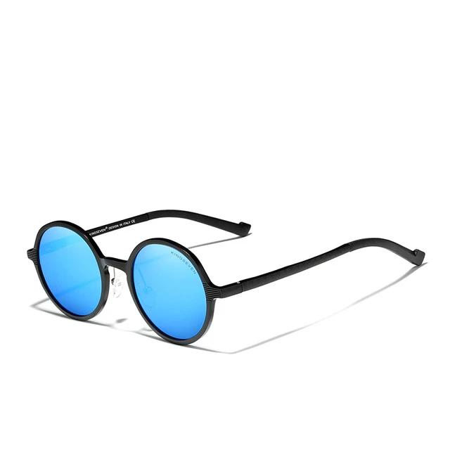 Aluminum Steampunk Round Sunglasses